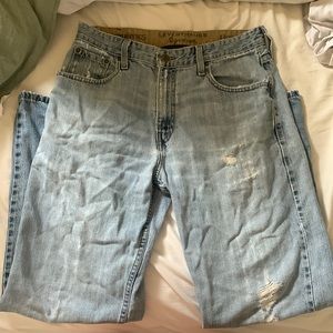Levi authentic loose straight jeans